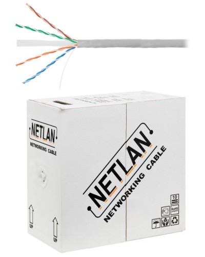 U/UTP 4pair, Cat6, Solid, In, PVC (EC-UU004-6-PVC-GY). Кабель «витая пара» (LAN) для структурированных систем связи. NETLAN в Тюмени