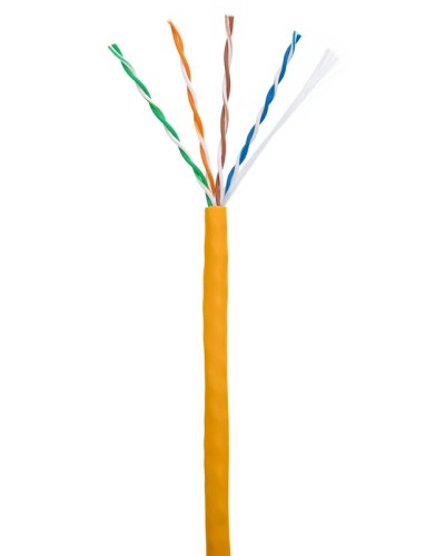 U/UTP 4pair, Cat5e, In, LSZH (EC-UU004-5E-LSZH-OR). Кабель «витая пара» (LAN) для структурированных систем связи. NETLAN в Тюмени
