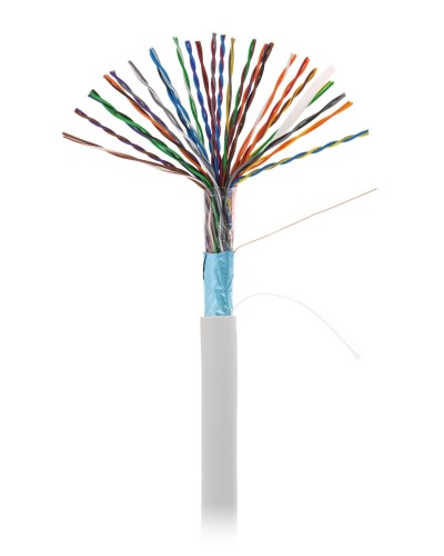 F/UTP 25pair, Cat5, In, PVC (EC-UF025-5-PVC-GY-3). Кабель «витая пара» (LAN) для структурированных систем связи. NETLAN в Тюмени
