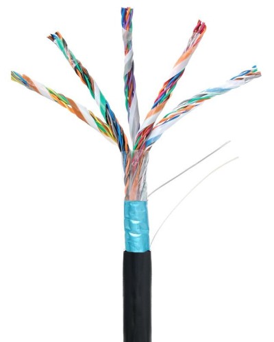 F/UTP 25pair, Cat5, Out, PE (EC-UF025-5-PE-BK-3). Кабель «витая пара» (LAN) для структурированных систем связи. NETLAN в Тюмени