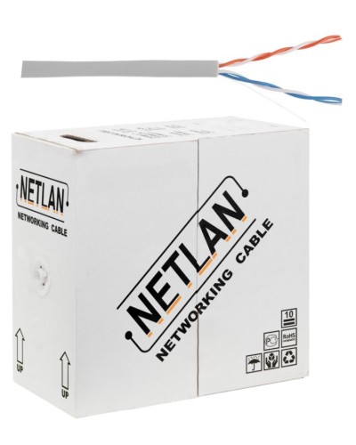 U/UTP 2pair, Cat5, In, PVC, CCA (CCA-UU002-5-PVC-GY) . Кабель «витая пара» (LAN) для структурированных систем связи. NETLAN в Тюмени