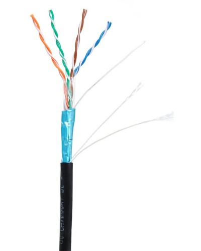 F/UTP 4pair, Cat5е, Out, PE (EC-UF004-5E-PE-BK). Кабель «витая пара» (LAN) для структурированных систем связи. NETLAN в Тюмени