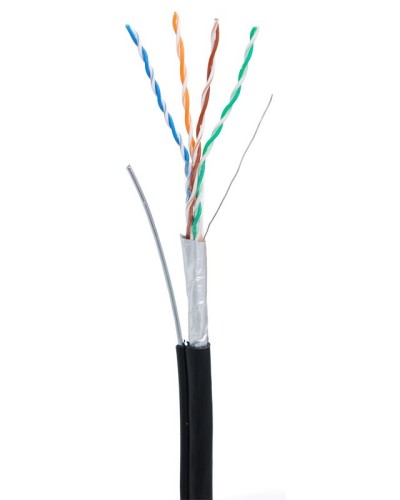 F/UTP 4pair, Cat5e, Out, Sw (EC-UF004-5E-PE-SW-BK). Кабель «витая пара» (LAN) для структурированных систем связи. NETLAN в Тюмени