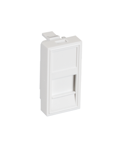 EC-IMH-1-WT-10 (10шт). Вставка 45x45 (Mosaic) для 1 модуля Keystone Jack. NETLAN в Тюмени