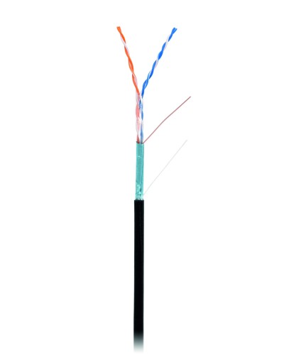 F/UTP 2pair, Cat5, Out, PE (EC-UF002-5-PE-BK). Кабель «витая пара» (LAN) для структурированных систем связи. NETLAN в Тюмени