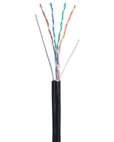 U/UTP 4pair, Cat5e, Out, Sw, PE (EC-UU004-5E-PE-SW-BK). Кабель «витая пара» (LAN) для структурированных систем связи. NETLAN в Тюмени