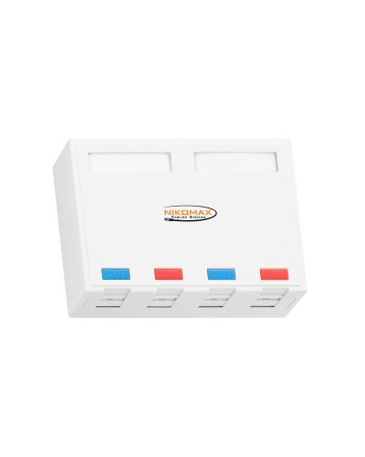 NMC-MB4P-ST-WT. Корпус настенной розетки. NIKOMAX в Тюмени