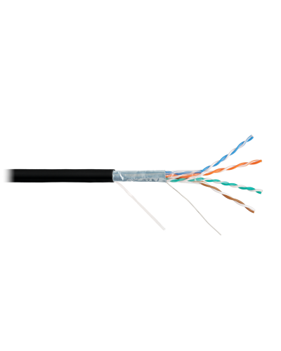 F/UTP 4pair, Cat5e, Solid, In/Out, нг(А)-HF (NMC 9200C-BK). Кабель «витая пара» (LAN) для структурированных систем связи. NIKOMAX в Тюмени