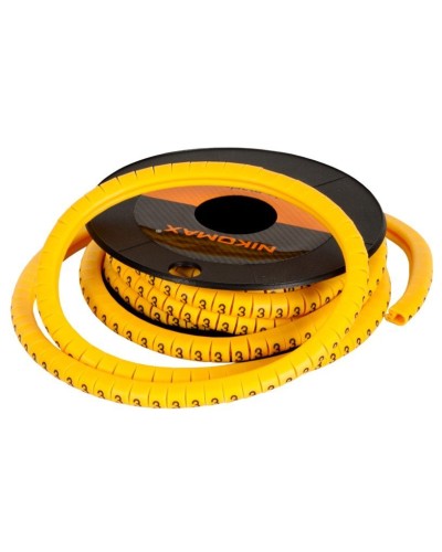 NMC-CMR-F-YL-500 (500шт). Маркер кабельный. NIKOMAX в Тюмени