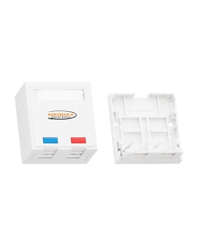 NMC-MB2P-ST-WT. Корпус настенной розетки. NIKOMAX в Тюмени
