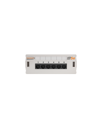 NMC-WP06UD2-GY. Патч-панель настенная 6 портов, Кат.5е. NIKOMAX в Тюмени
