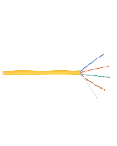 U/UTP 4pair, Cat5e, Solid, In, нг(А)-HF (NMC 9100C-YL). Кабель «витая пара» (LAN) для структурированных систем связи. NIKOMAX в Тюмени