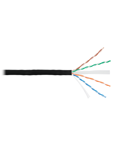 U/UTP 4pair, Cat6, Solid, Out, PVC (NMC 4140B-BK). Кабель «витая пара» (LAN) для структурированных систем связи. NIKOMAX в Тюмени
