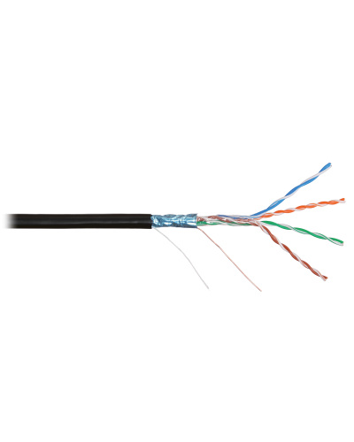 F/UTP 4pair, Cat5e, Solid, Out, PVC (NMC 2200B-BK). Кабель «витая пара» (LAN) для структурированных систем связи. NIKOMAX в Тюмени