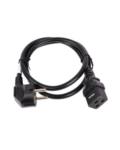 NTSS-PC19772 C19-Schuko проводник.:3х1.5мм2 3м 220/250В 16А черный. Кабель питания. NTSS в Тюмени