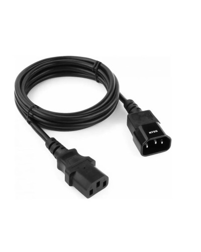 NTSS-PC13145 C13-С14 проводник.:3х1мм2 3м 220/250В 10А черный. Кабель питания. NTSS в Тюмени