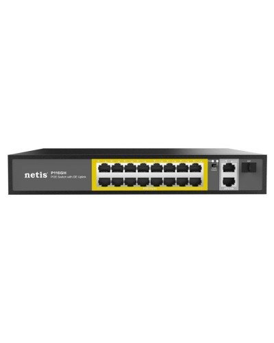 Netis P116GH. Коммутатор сетевой PoE неуправляемый. Netis в Тюмени