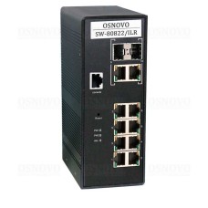 SW-80822/ILR. Коммутатор 10-портовый Gigabit Ethernet с PoE. OSNOVO