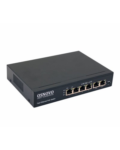 SW-20600(80W). Коммутатор 6-портовый  Fast Ethernet с PoE. OSNOVO в Тюмени