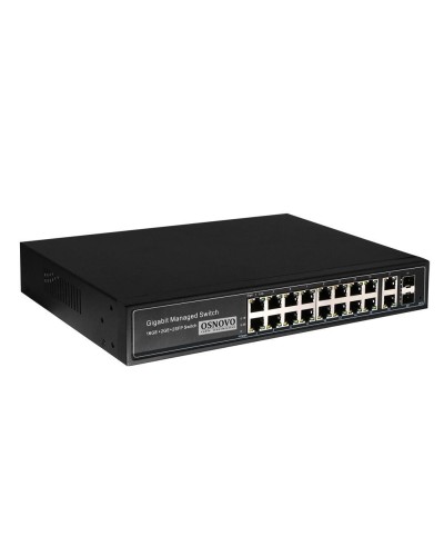SW-8182/L(300W). Коммутатор 16-портовый  Gigabit Ethernet с PoE. OSNOVO в Тюмени