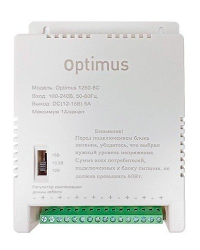 1250-8C. Источник вторичного электропитания импульсный (IP56). Optimus в Тюмени
