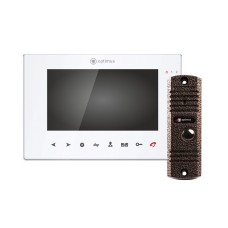 VMH-7.1 (w)+ DSH-E1080 (медь). Комплект видеодомофона. Optimus