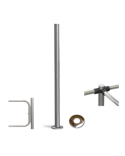 PERCo-BH02 2-16 с крышкой. Стойка с отверстием под стопорный механизм поворотной секции. PERCo в Тюмени