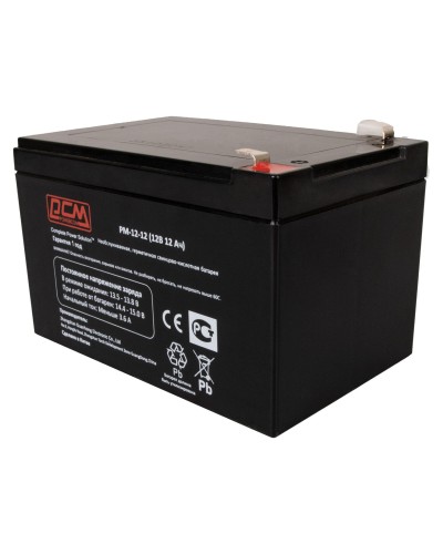 PM-12-12. Аккумулятор герметичный свинцово-кислотный. POWERCOM в Тюмени
