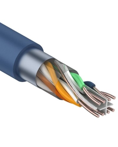 F/UTP, CAT 6, PVC, 4PR, 23AWG, омедненный INDOOR, SOLID, серый, 305м, PROconnect (01-0147-3). Кабель «витая пара» (LAN) для структурированных систем связи. PROCONNECT в Тюмени