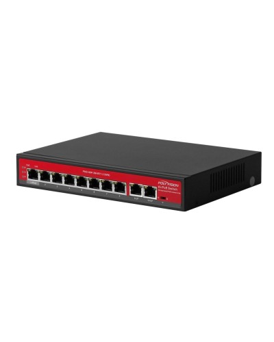 PND-08P-2G (120W). Коммутатор AI 10-портовый с функцией PoE. Polyvision в Тюмени