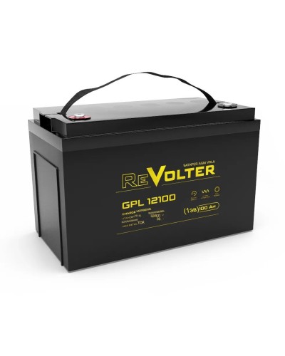 Revolter GPL 12100. Аккумулятор автомобильный герметичный свинцово-кислотный. Revolter в Тюмени