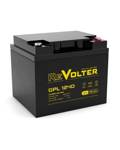 Revolter GPL 1240. Аккумулятор автомобильный герметичный свинцово-кислотный. Revolter в Тюмени