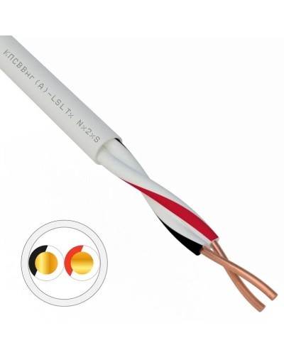 КПСВВнг(А)-LSLTx 1х2х0,5 REXANT (01-4870). Кабель для систем передачи данных пониженной пожароопасности c низким дымо- и газовыделением, с низкой токсичностью продуктов горения. Rexant в Тюмени