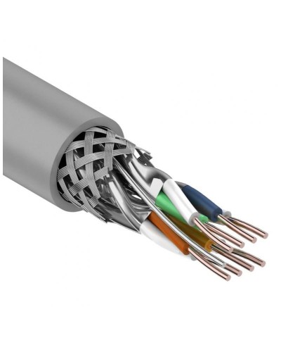 S/FTP, CAT 7, PVC, 4PR, 23AWG, INDOOR, SOLID, серый, 305 м, REXANT (01-0542). Кабель «витая пара» (LAN) для структурированных систем связи. Rexant в Тюмени