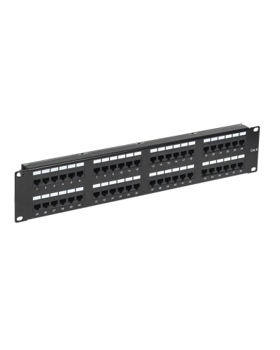 Панель коммутационная с кабельными органайзерами 19", 2U, 48 портов, RJ-45, CAT 6, UTP REXANT PRO (02-0232): Патч-панель 19" в Тюмени
