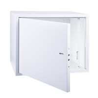 Шкаф телекоммуникационный 19 настенный антивандальный распашной 14U 600×500×700мм,(ШxГxВ) RAL 7035 (04-2254). Шкаф телекоммуникационный 19 настенный 14U. Rexant