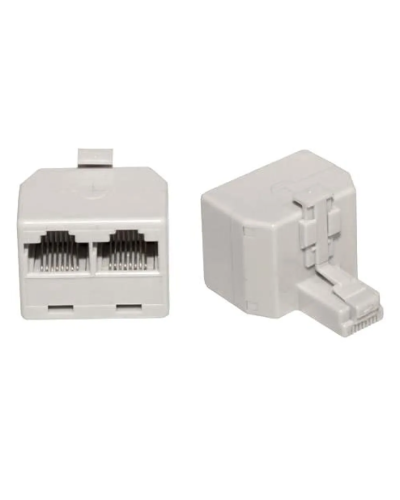 Двойник компьютерный UTP RJ-45(8P8C) (штекер - 2 гнезда) REXANT (03-0102): Кабельный соединитель в Тюмени