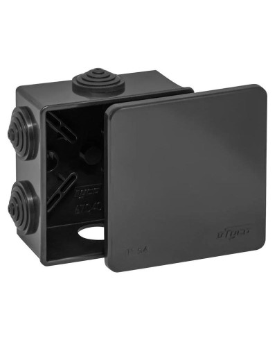 Коробка TYCO ОП 85х85х40мм УХЛ1 IP54 черный (67040Ч). Коробка распределительная. RuVinil в Тюмени