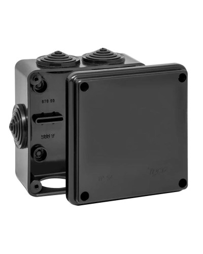 Коробка TYCO ОП 100х100х50мм УХЛ1 IP54 черный (67050Ч). Коробка распределительная. RuVinil в Тюмени