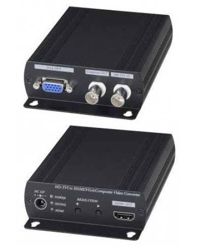 AD001HD4. Преобразователь-разветвитель AHD/HDCVI/HDTVI в HDMI/VGA/CVBS. SC&T в Тюмени