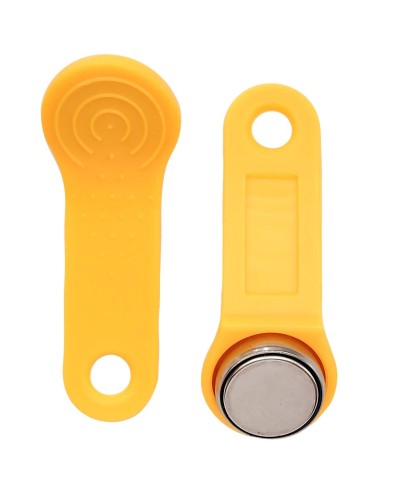 RW 1990 SLINEX (желтый). Ключ электронный Touch Memory с держателем. SLINEX в Тюмени