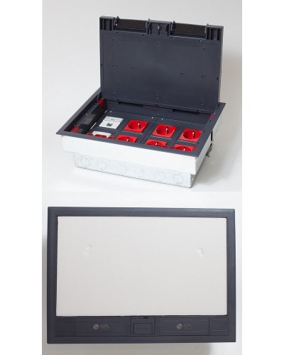 Люк на 8 постов (45х45), металл/пластик, с металлической коробкой, IP40 (300009). Люк. SPL в Тюмени