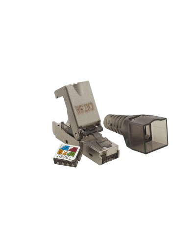 Коннектор 8P8C STP 6A (RJ-45) безынструментальный (10-0240). Разъем RJ-45. SUPRLAN в Тюмени