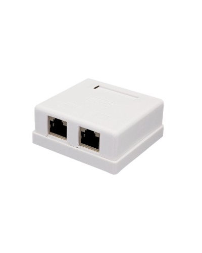 Розетка настенная RJ-45, 8P8C, Cat.6, 2 порта FTP (10-0353): Компьютерная розетка в Тюмени
