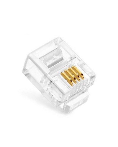 Коннекторы 6P4C (RJ-11) (100шт) (10-0227). Телефонный разъем 6P4C (RJ-11). SUPRLAN в Тюмени