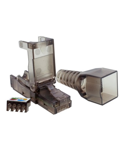 Коннектор 8P8C UTP 6A (RJ-45) безынструментальный (10-0239). Разъем RJ-45. SUPRLAN в Тюмени