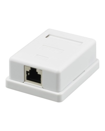 Розетка настенная RJ-45, 8P8C, Cat.5e, 1 порт FTP (10-0354). Компьютерная розетка. SUPRLAN в Тюмени