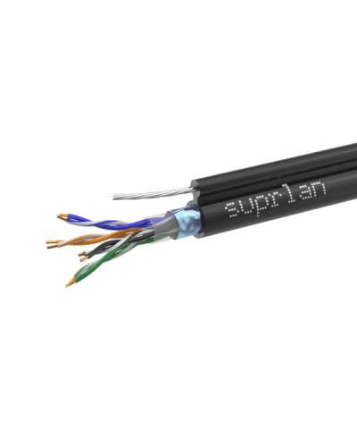 FTP Cat.5e 4x2xAWG24 Cu PE Outdoor T-FG8 (трос) Standard (01-1026-1). Кабель «витая пара» (LAN) для структурированных систем связи. SUPRLAN в Тюмени