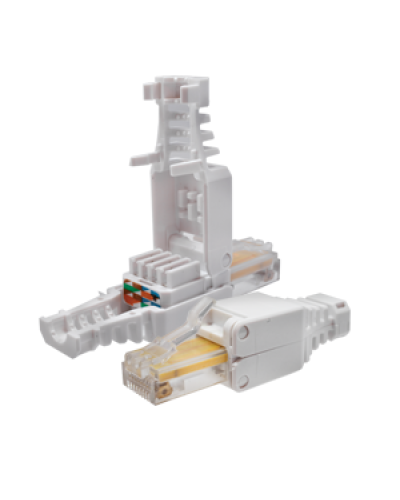 Коннектор 8P8C U/UTP Cat.5e (RJ-45) безинструментальный (10-0218). Разъем RJ-45. SUPRLAN в Тюмени