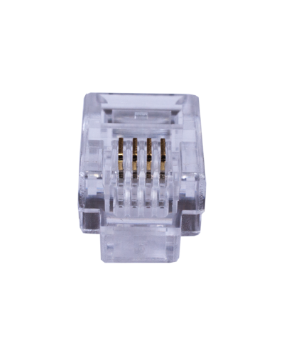 Коннекторы 4P4C (RJ-11) (100шт) (10-0229). Телефонный разъем 4P4C (RJ-11). SUPRLAN в Тюмени